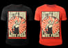 create trendy looking tshirt design with viral graphics