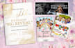 create a wedding or event invitation brochure or flyer