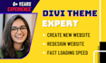 be your divi theme expert with fast speed optimize