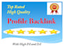 give you 30 high PR profile backlinks