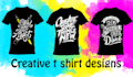 make amazing typography tee shirts designs