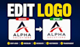edit logo, recolor, recreate, vectorize or make transparent