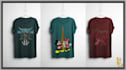 make an eye catching t shirt design for you