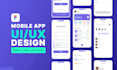 design a modern mobile app UI UX in figma