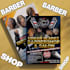 do barbershop salon, beauty shop  flyers
