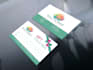do referral card, thank you card, header card design