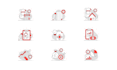 design unique custom icons in modern minimal style