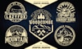 do hand drawn, vintage, retro, hipster and badge logo