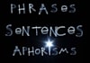 write sentences with an animated light alphabet
