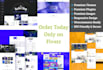 design a creative and processional landing page for your business