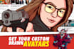 create custom youtube or twitch banners and profile pics