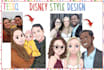 draw you or anything with disney style