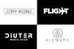 create a geometry minimalist  logo for your business
