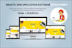 create any website from scratch