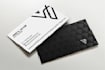 design luxury minimalist business card with gold foil