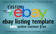 do ebay product listing with SEO and HTML template design