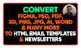 convert psd ai png and word to html email templates newsletters