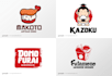 make a sushi, ramen logo for your asian food restaurant