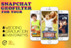 design a custom snapchat geofilter in 24 hours
