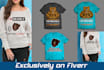 design outstanding t shirt design art within 24 hours