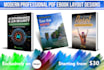 design a PDF ebook, book cover, lead magnet professionally