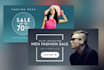 design web banner, ads, covers