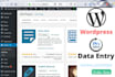 do wordpress data entry and shopify product upload