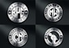 design a stunning metallic badge logo or emblem with 3d effects