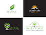 design beautiful lawn care and landscaping logo