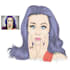 hand drawing face cartoon