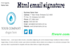 make a responsive HTML email signature