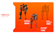 draw high quality robot, mecha concepts