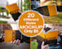 create 3d book cover mock up in 20 different styles
