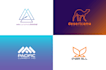 do minimalist modern logo design for your business