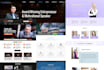 design motivational speaker website