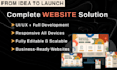 design and develop a complete professional website