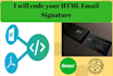 code your HTML Email Signature