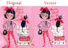 professionally vector trace, redraw, or vectorize your logo and images