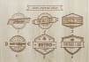 make you a vinatge logo with a wood engraved effect