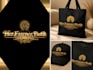 design luxury 3d gold logo, minimal feminine fashion brand