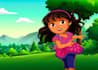 draw your high resolution children story book illustration