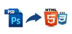 convert PSD to responsive HTML5 css3 using bootstrap