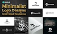 create modern minimalist business logo design for your brand