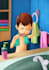 create professional children book illustrations, drawing