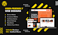create a professional wordpress website design
