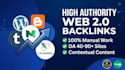 provide high da web 2 contextual backlinks