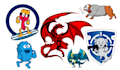 design mascot cartoon awesome logo
