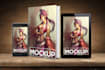 create 10 3d ebook  mockups