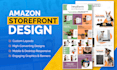 create amazon storefront design, amazon store or brand store