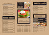 design a amazing food menu